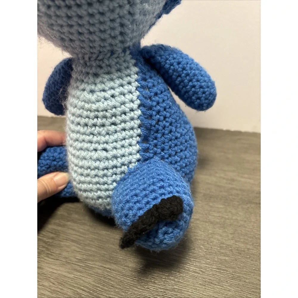 Angel & Stitch -Lilo & Stitch Disney Plush Handmade Crochet Amigurumi 11‎ Inch